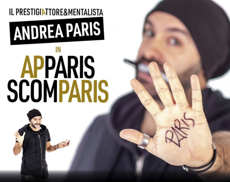 Andrea Paris “Apparis Scomparis” – Teatro Trifiletti