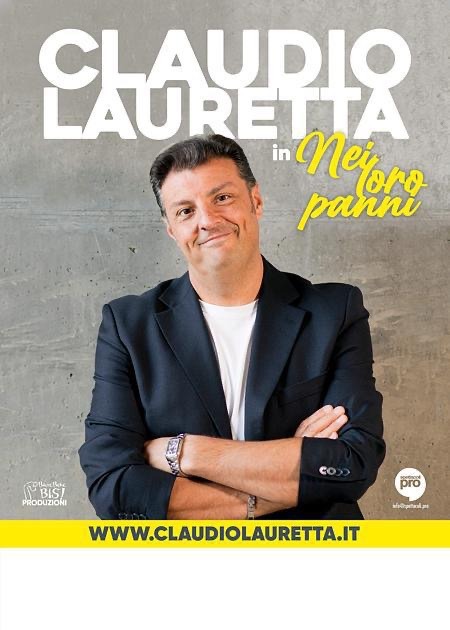 L’imitatore Claudio Lauretta con “Nei loro panni” – Teatro Trifiletti